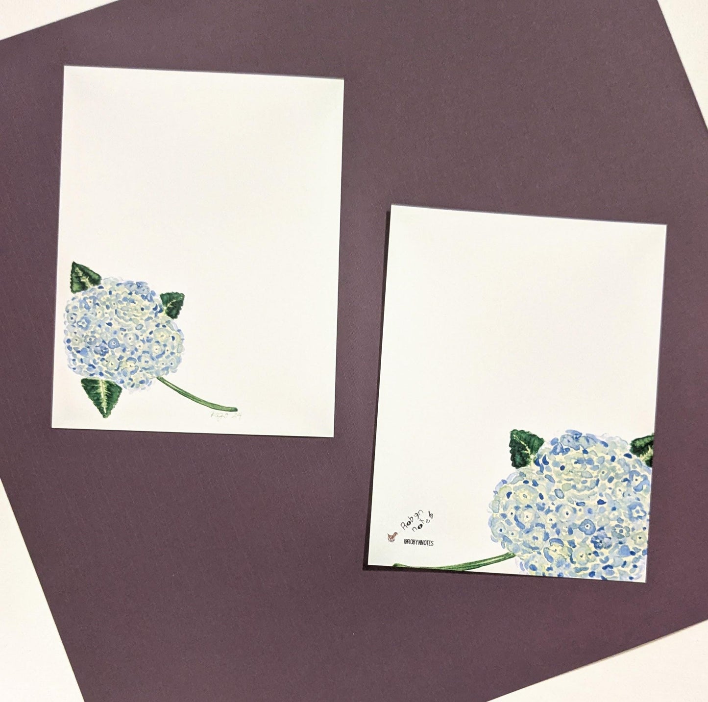Thank You Hydrangea Notecards