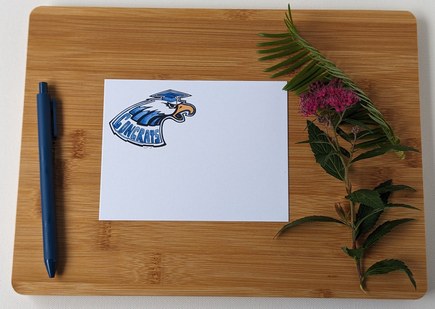 Congrats Eagle Grad Notecards