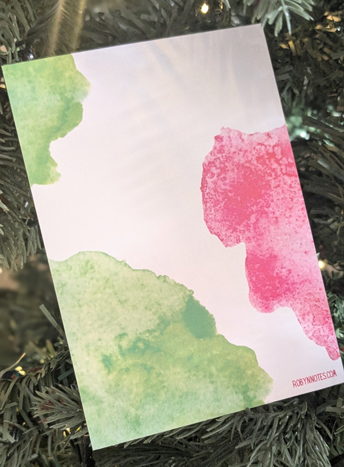 Merry Abstract Enclosure Card (Flat 3.5 x 5 in with 4 bar envelope)