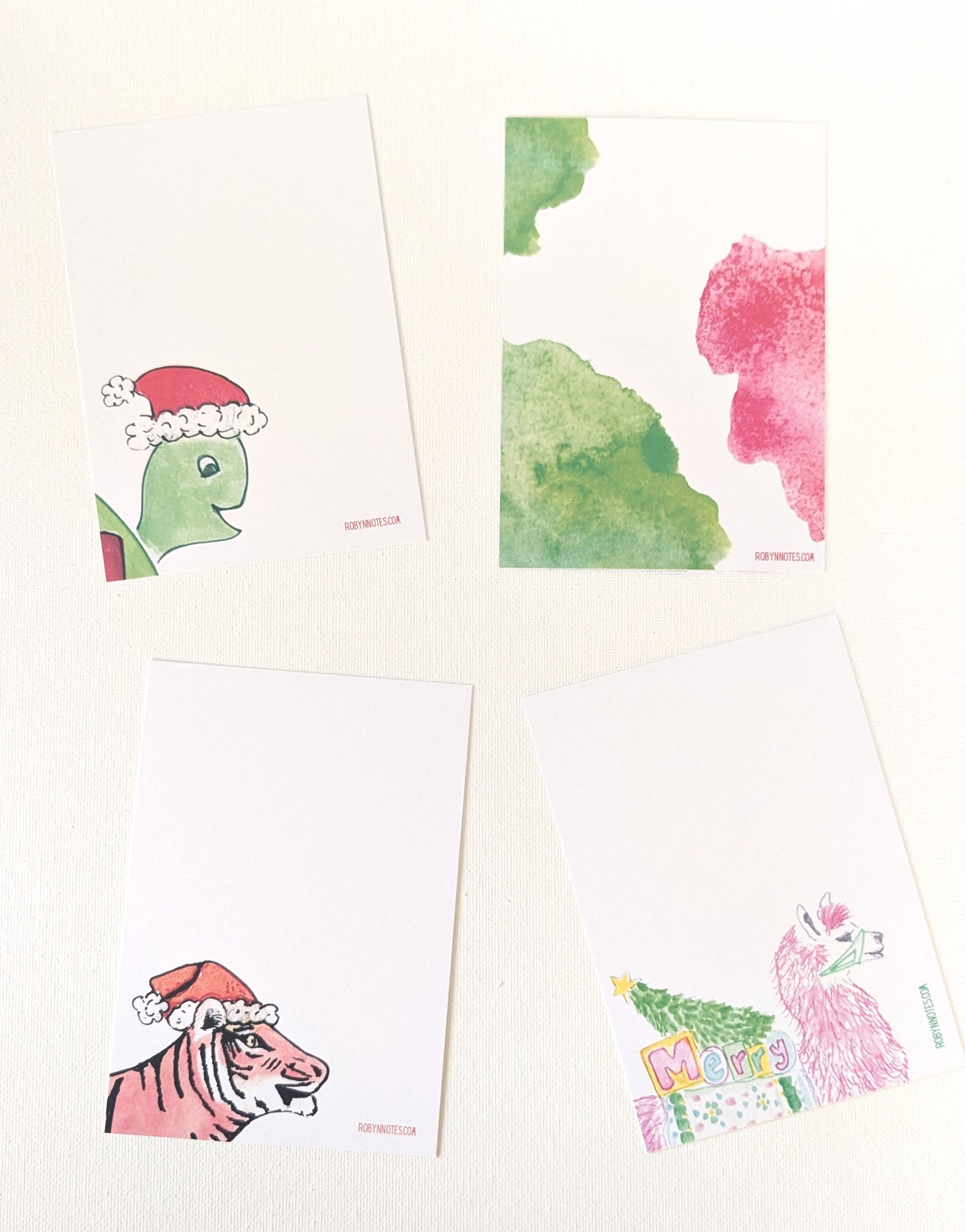 Merry Abstract Enclosure Card (Flat 3.5 x 5 in with 4 bar envelope)