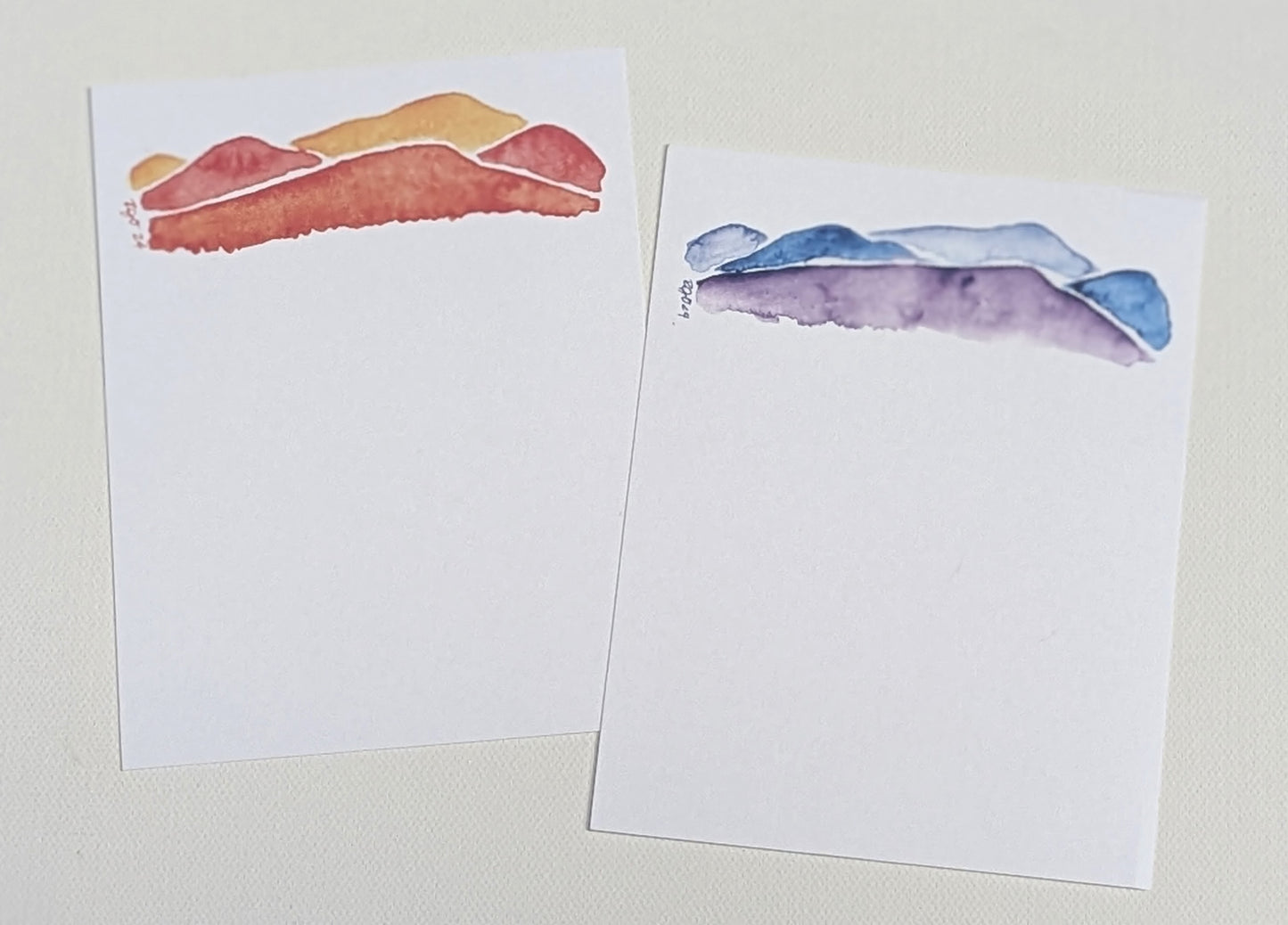 Purple Mountain Notecards