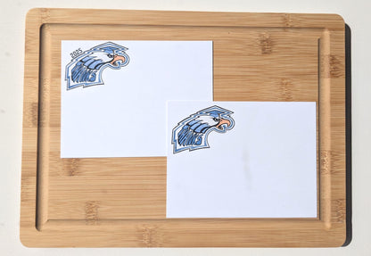 Thanks Eagle Grad Notecards -Set of 8- 4.2 x 5.5 Flat Notecards with A2 envelopes