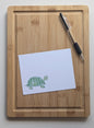 Hello Green Turtle Notecards