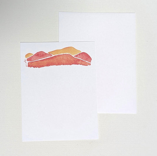 Orange Mountain Notecards