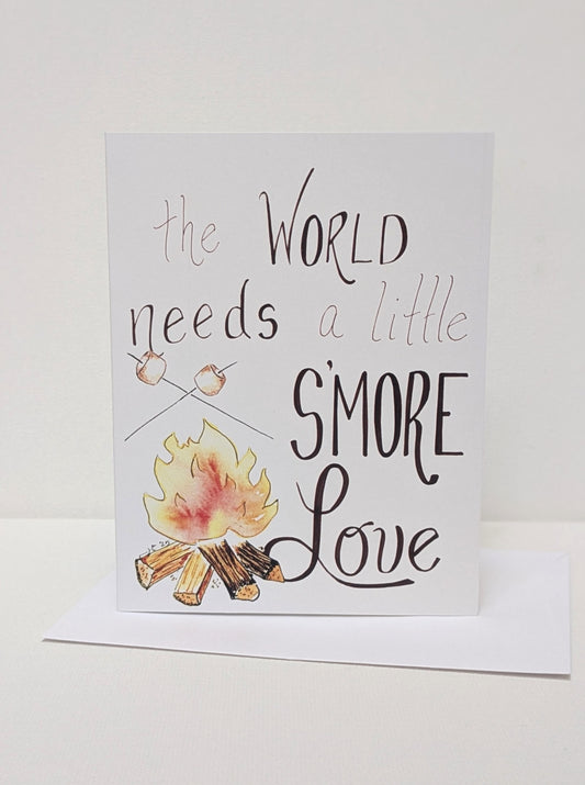 S'more Love Campfire Card