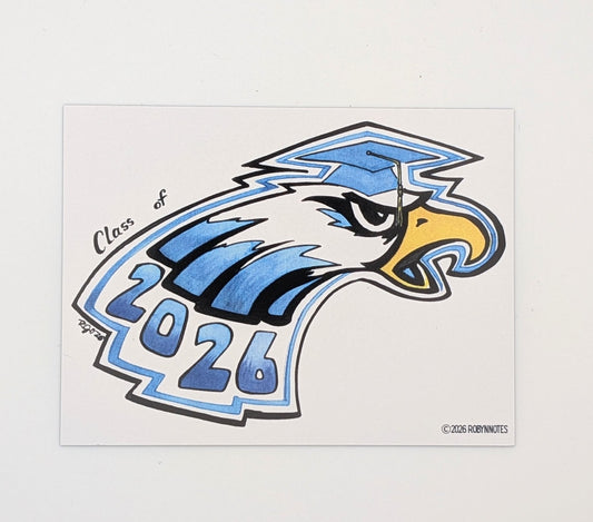 2026 Eagle Grad  3 x 4 magnet