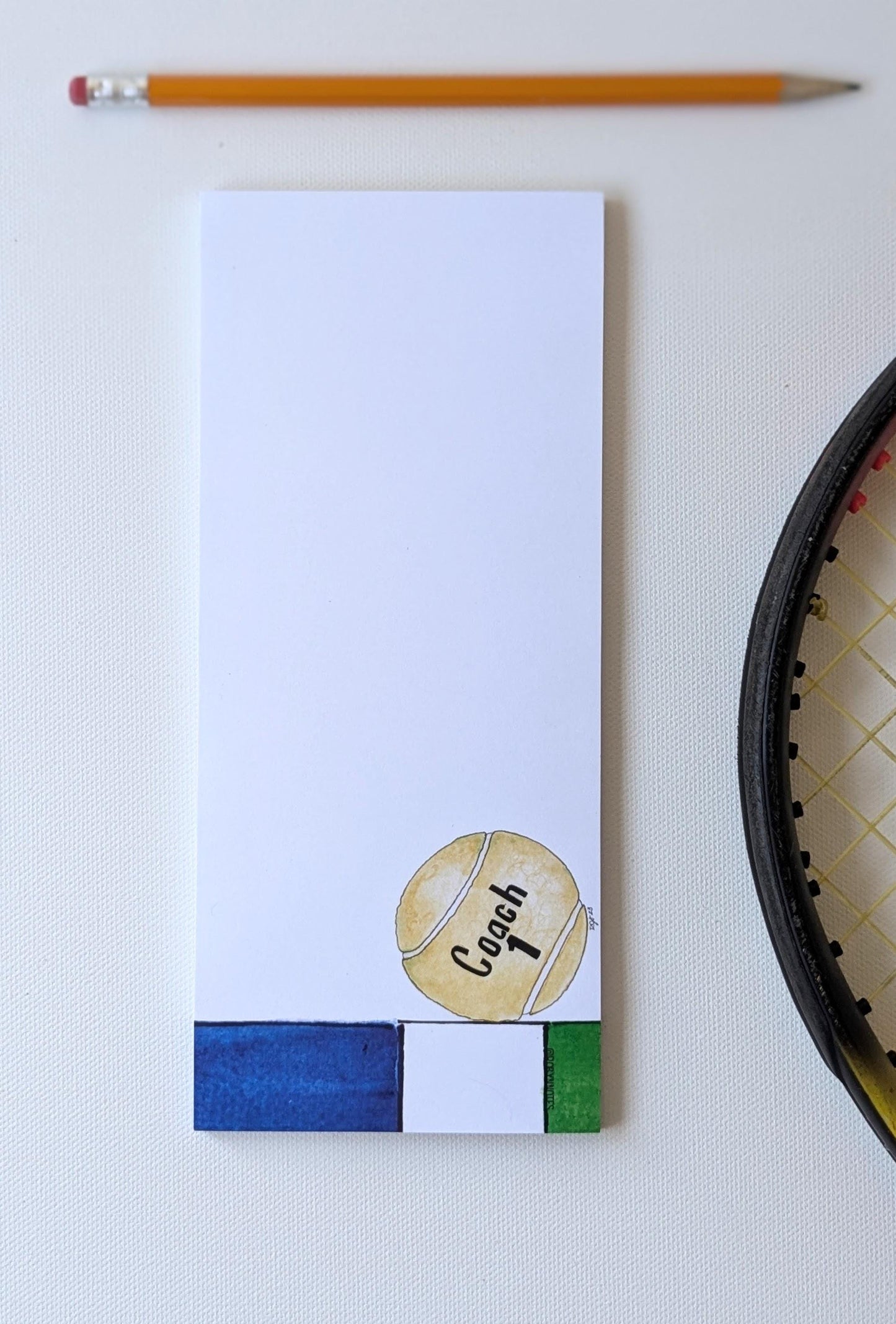 Coach 1 Tennis Notepad