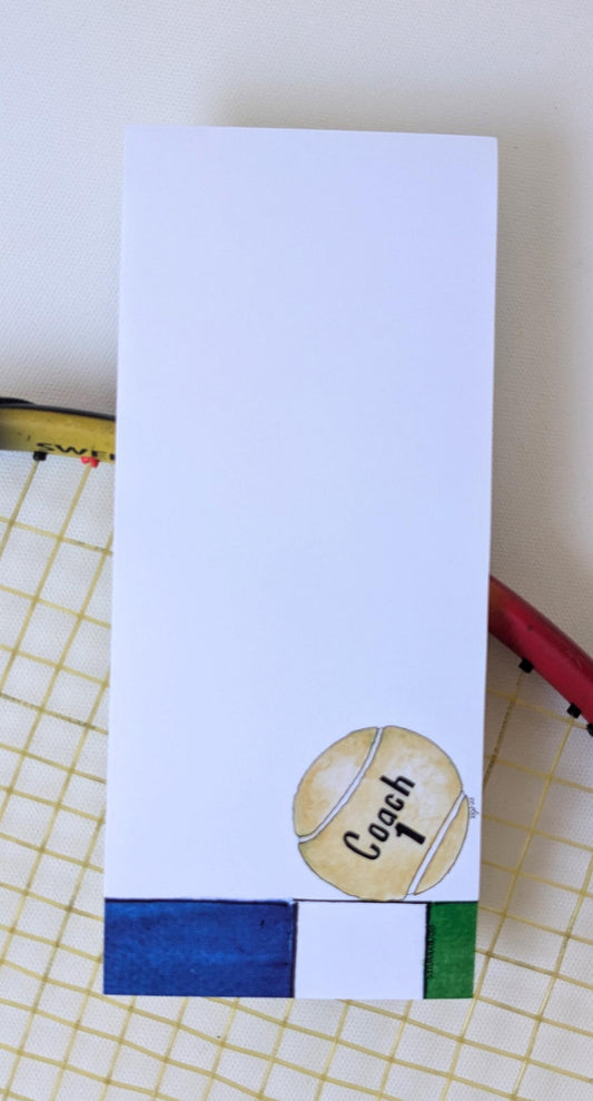Coach 1 Tennis Notepad