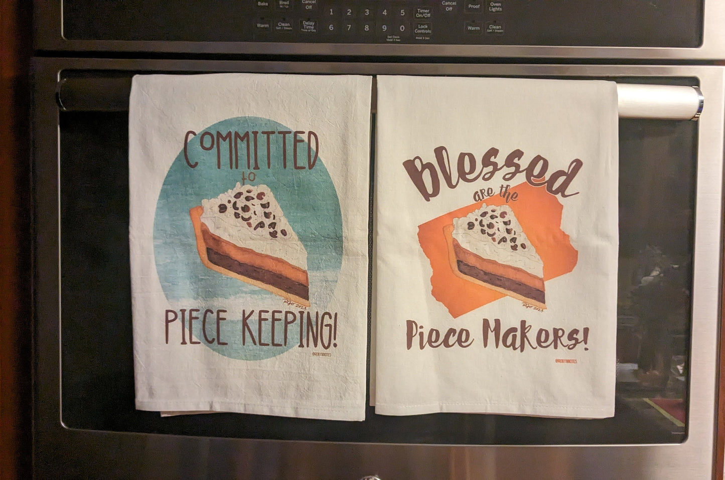 Piece Keeping Tea Towel
